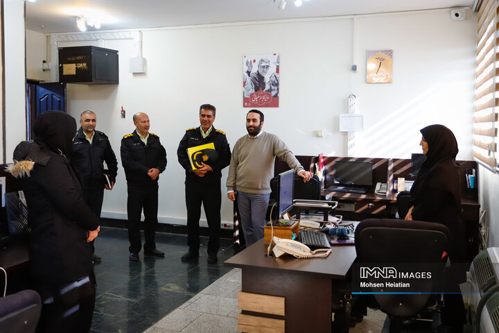 حضور رئیس پلیس مبارزه با مواد مخدر استان اصفهان در خبرگزاری ایمنا