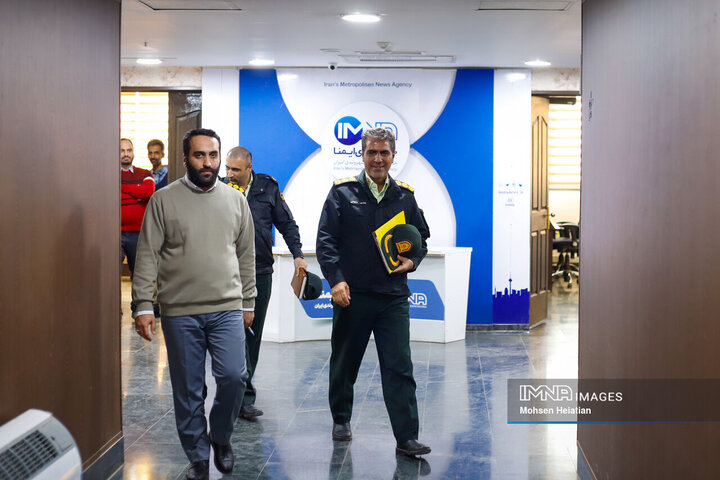 حضور رئیس پلیس مبارزه با مواد مخدر استان اصفهان در خبرگزاری ایمنا