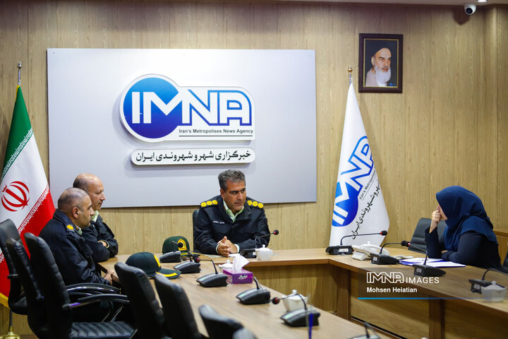 حضور رئیس پلیس مبارزه با مواد مخدر استان اصفهان در خبرگزاری ایمنا