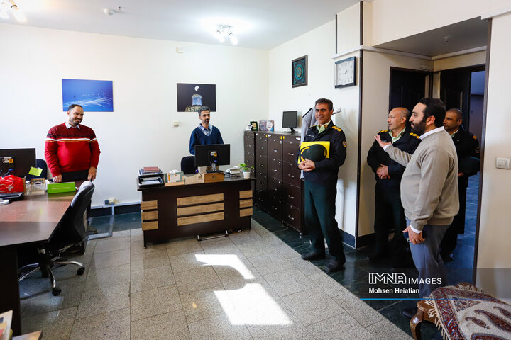 حضور رئیس پلیس مبارزه با مواد مخدر استان اصفهان در خبرگزاری ایمنا