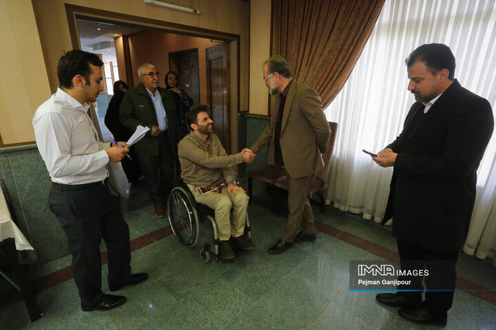 مراسم تجلیل از کارکان توان‌یاب شهرداری اصفهان