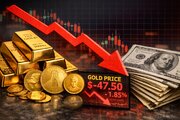 کاهش موقت نرخ‌ طلا و دلار در معاملات امروز