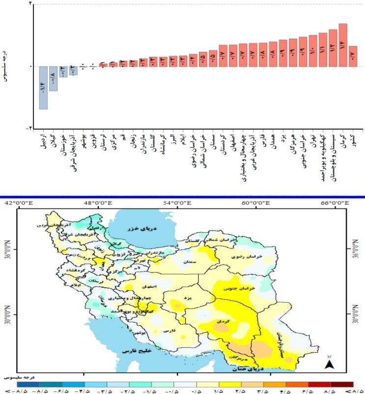 وضعیت بارندگی ایران در سال زراعی ۱۴۰۴ | پیشبینی بارش استان ها و تحلیل کارنامه بارش کشور