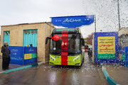 آیین رونمایی از نخستین ناوگان اتوبوس برقی اصفهان