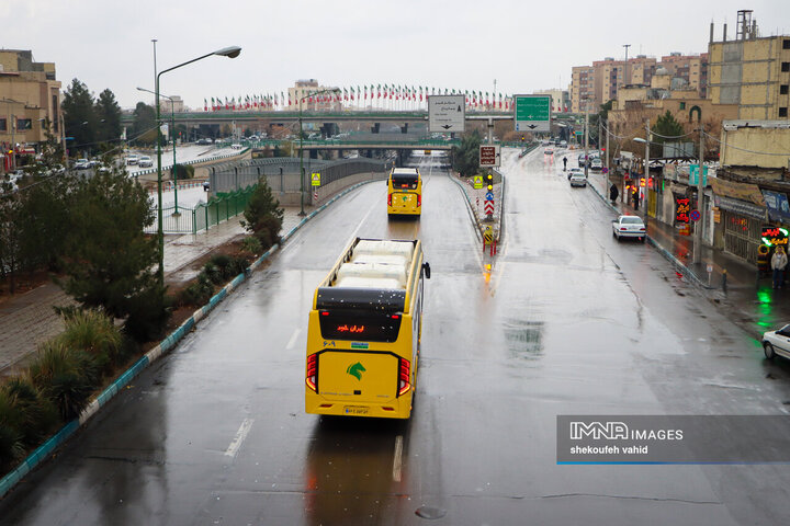 آیین رونمایی از نخستین ناوگان اتوبوس برقی اصفهان