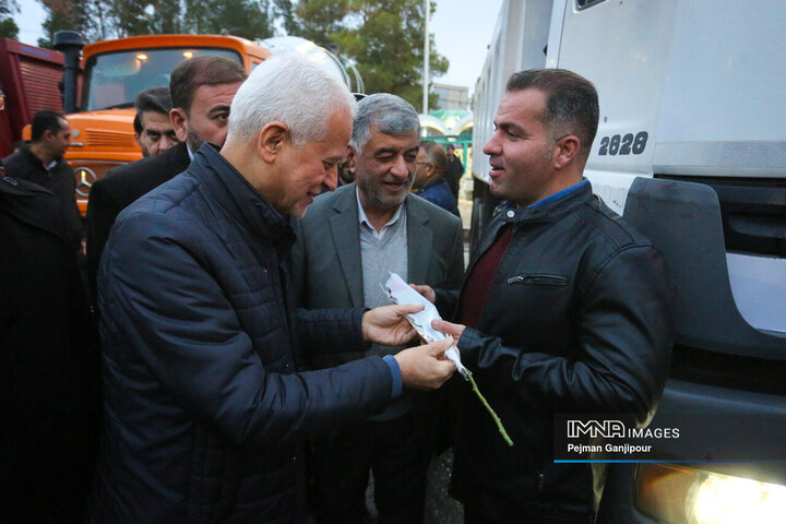 تجلیل از فعالین حوزه حمل‌و‌نقل شهرداری اصفهان