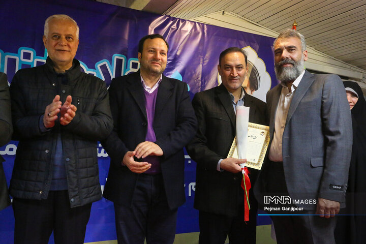تجلیل از فعالین حوزه حمل‌و‌نقل شهرداری اصفهان