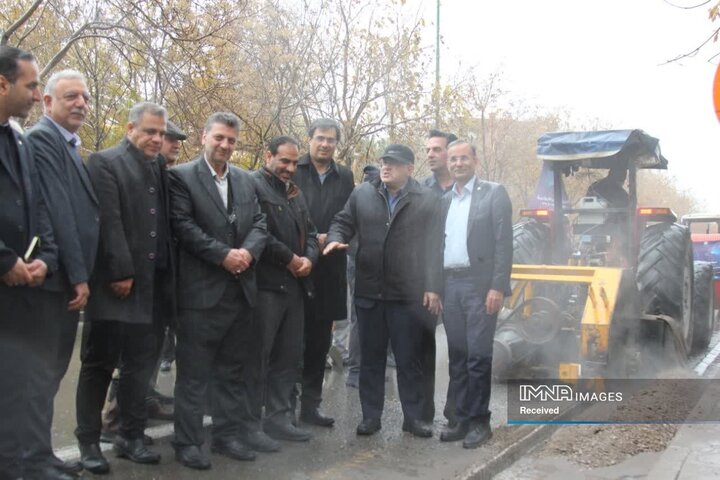 آیین افتتاح فیبر نوری منطقه 7 شهرداری اصفهان