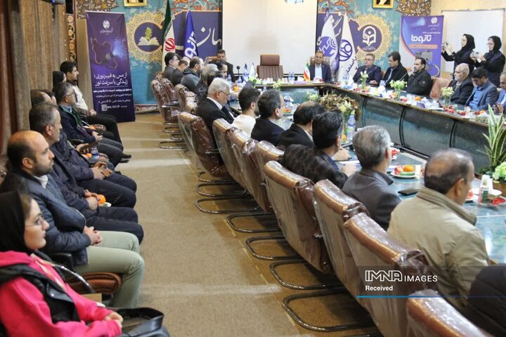 آیین افتتاح فیبر نوری منطقه 7 شهرداری اصفهان