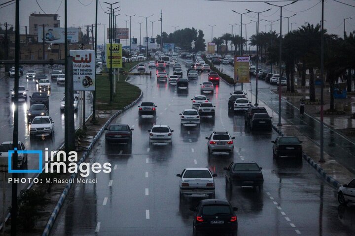 ورود سومین سامانه بارشی به هرمزگان با هشدار سیل و طغیان رودخانه‌ها/ دریا تا شنبه مواج است