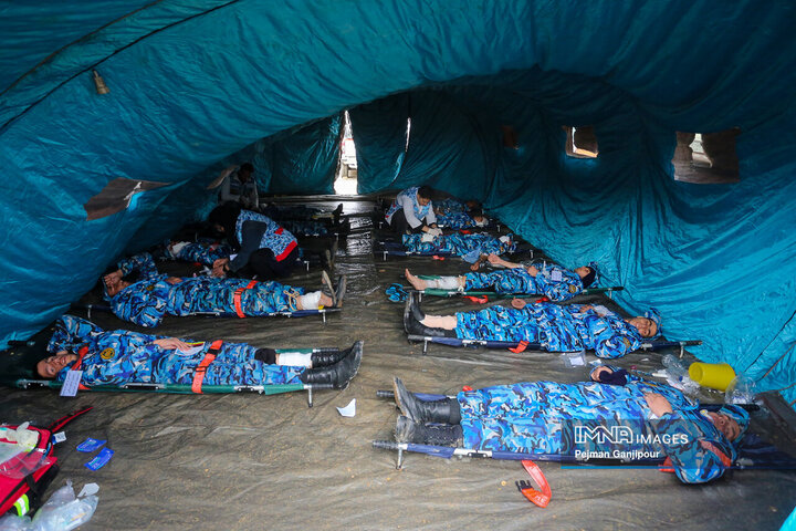 مانور امداد، انتقال و درمان در ترومای جنگی