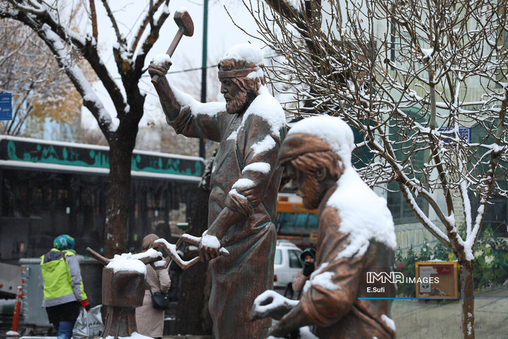 اراک؛ پاییزی که به زمستان سلام کرد