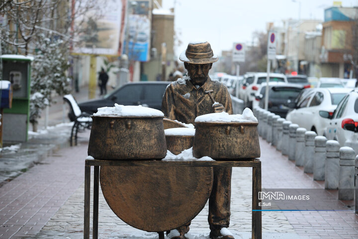 اراک؛ پاییزی که به زمستان سلام کرد