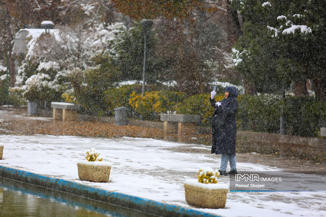 اصفهانِ برفی