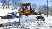 تمام راه‌های مسدود شده مازندران برف‌روبی و بازگشایی شد