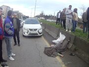 تصادف مرگبار در محور آستارا-تالش/ عابر پیاده فوت کرد