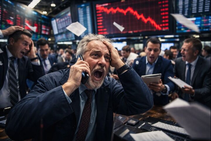 چرا بازار سهام آمریکا فرو می‌پاشد؟