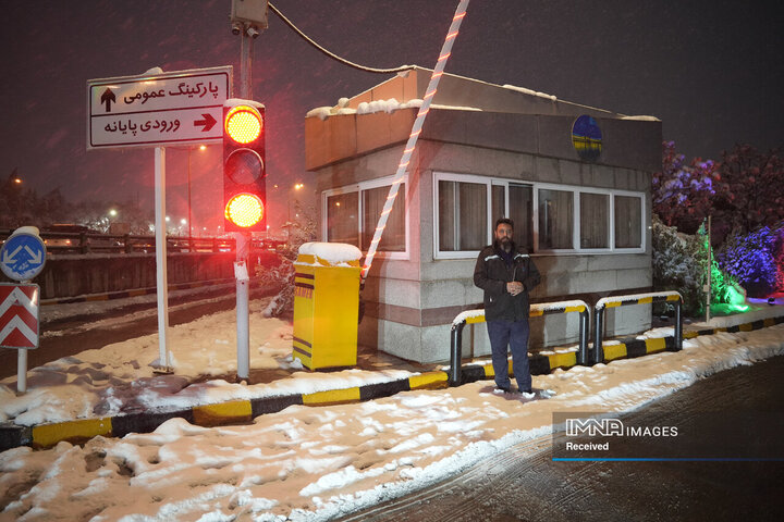 روز برفی پایانه‌های مسافربری شهرداری