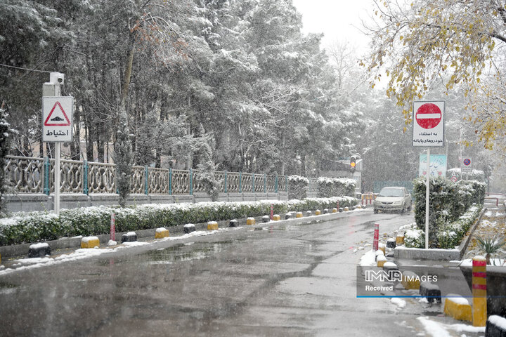 روز برفی پایانه‌های مسافربری شهرداری