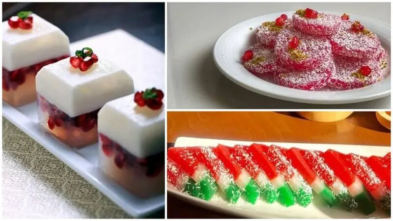 بهترین تزئین دسر و ژله شب یلدا برای عروس‌ های ۱۴۰۴