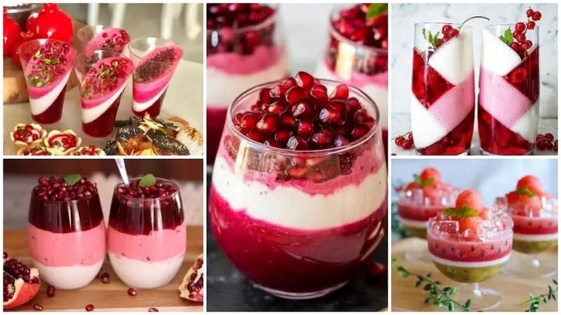 بهترین تزئین دسر و ژله شب یلدا برای عروس های ۱۴۰۴