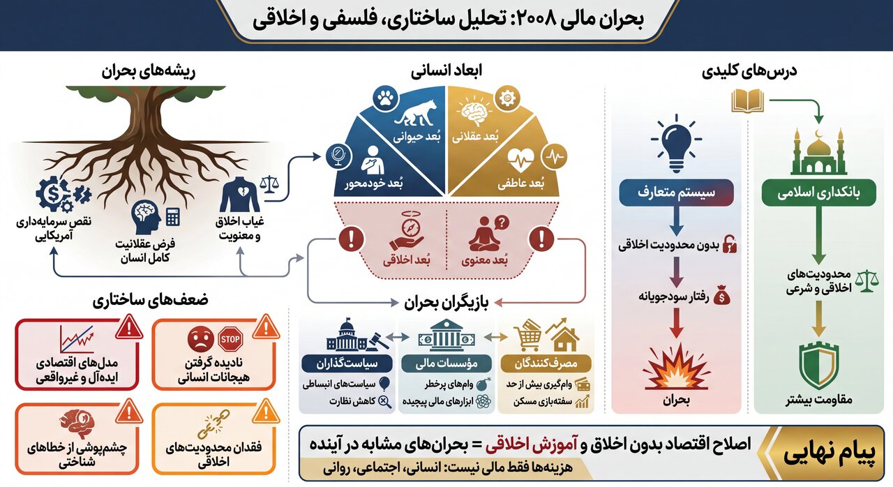 اخلاق‌زدایی و انسان‌شناسی ناقص در سرمایه‌داری آمریکایی