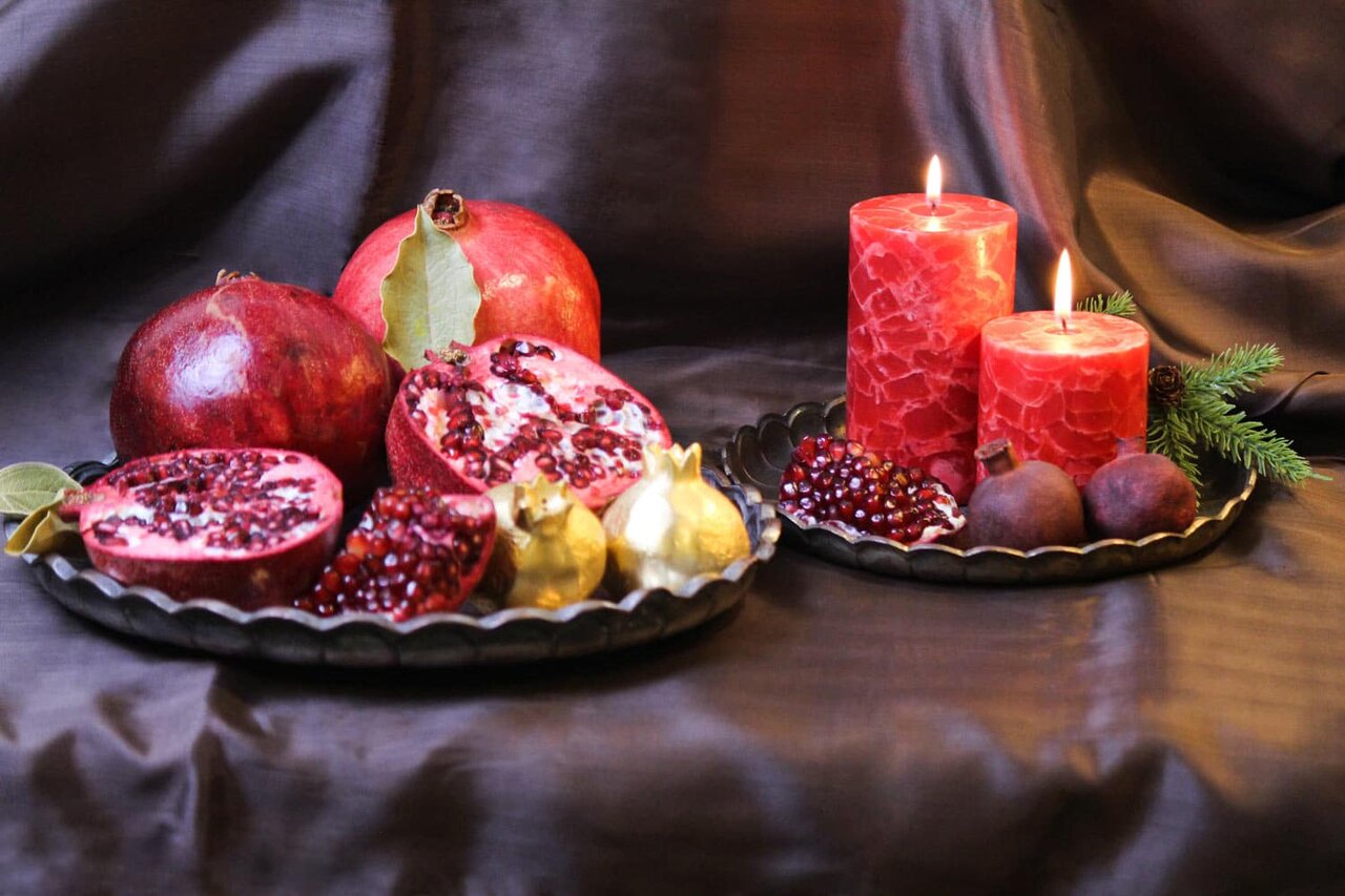 سفرهای به رنگ معنا؛ خوانش نمادین خوراکیهای شب یلدا