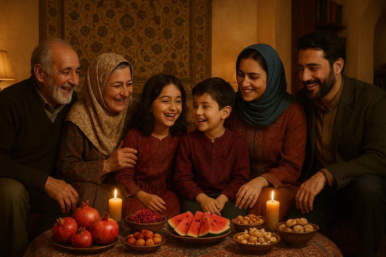 سفرهای به رنگ معنا؛ خوانش نمادین خوراکیهای شب یلدا