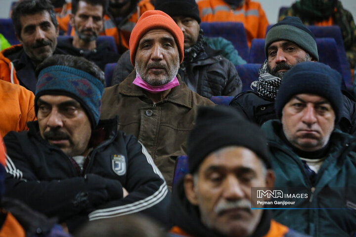 مراسم شب یلدای کارگران خدمات شهری شهرداری منطقه 9 اصفهان