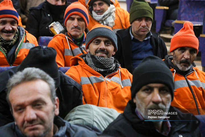 مراسم شب یلدای کارگران خدمات شهری شهرداری منطقه 9 اصفهان