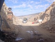 حفاری بیش از ۱۰۰ متر از نخستین تونل راه‌آهن استان ایلام در منطقه رنو