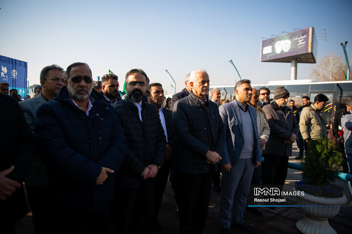 آیین رونمایی از ۴۰ دستگاه ماشین‌آلات جدید نظافت شهری اصفهان