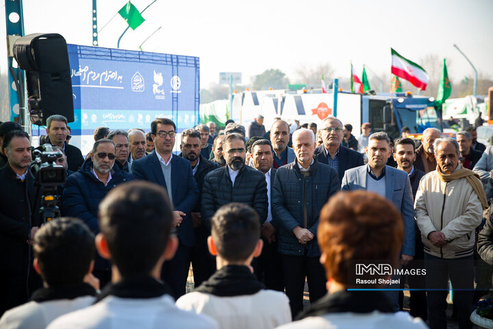 آیین رونمایی از ۴۰ دستگاه ماشین‌آلات جدید نظافت شهری اصفهان