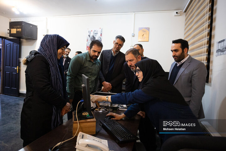 حضور رئیس شورای عالی استان‌ها در خبرگزاری ایمنا