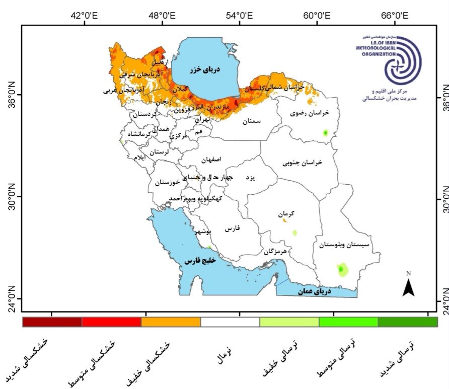 وضعیت بارندگی ایران در سال زراعی ۱۴۰۴ | پیش بینی بارش استان ها و تحلیل کارنامه بارش کشور