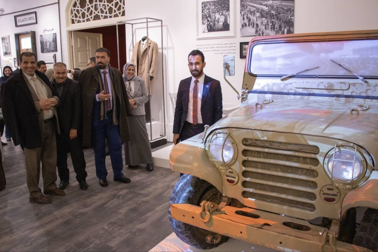 بازدید هیئت دانشگاه «الفرات الاوسط» عراق از کتابخانه و موزه ملی ملک