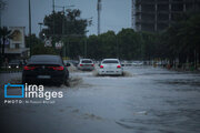 تداوم بارندگی و هشدار سطح نارنجی در هرمزگان، دریا تا روز چهارشنبه مواج است