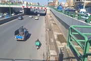 بزرگراه شهید خرازی در محدوده منطقه یک اصفهان بدون آبگرفتگی مدیریت شد