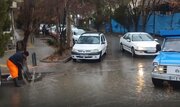 انسداد محورهای حساس شهری و نقاط مستعد آب‌گرفتگی شیراز