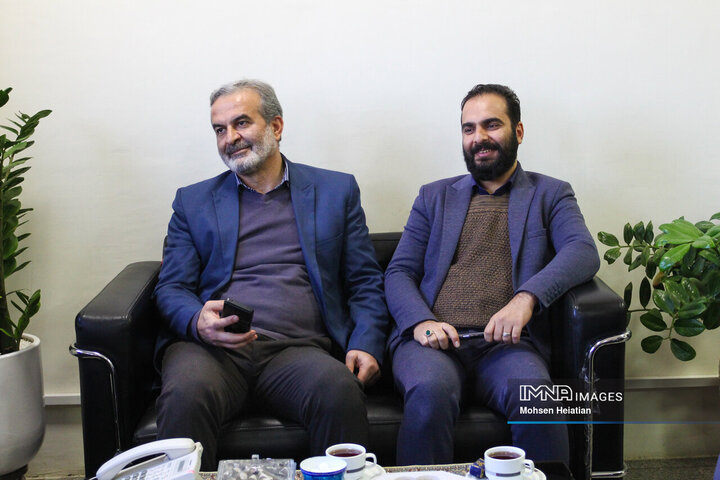 حضور نایب رئیس شورای شهر اصفهان در خبرگزاری ایمنا