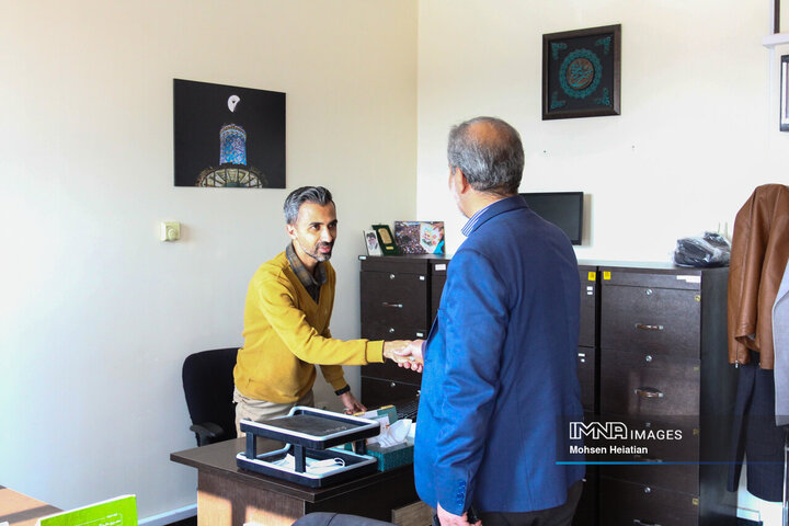 حضور نایب رئیس شورای شهر اصفهان در خبرگزاری ایمنا