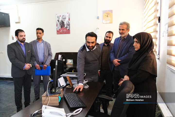 حضور نایب رئیس شورای شهر اصفهان در خبرگزاری ایمنا