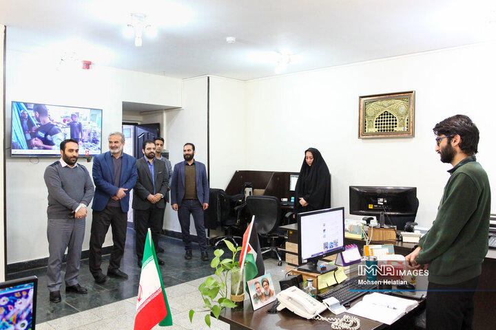 حضور نایب رئیس شورای شهر اصفهان در خبرگزاری ایمنا