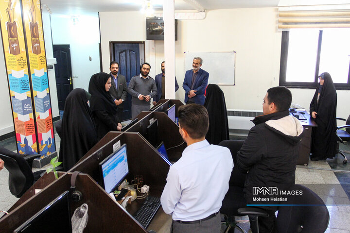 حضور نایب رئیس شورای شهر اصفهان در خبرگزاری ایمنا