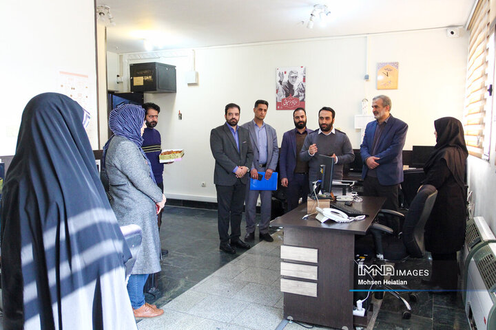 حضور نایب رئیس شورای شهر اصفهان در خبرگزاری ایمنا