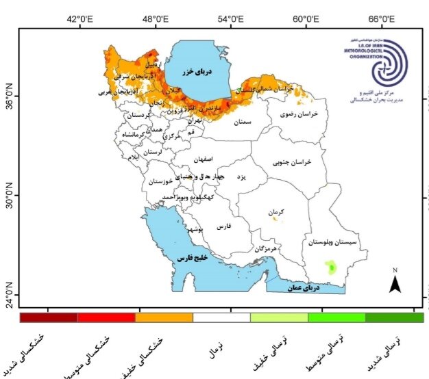 وضعیت بارندگی ایران در سال زراعی ۱۴۰۴ | پیش بینی بارش استان ها و تحلیل کارنامه بارش کشور