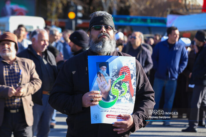 تجمع مردمی گرامیداشت حماسه 9 دی در اصفهان