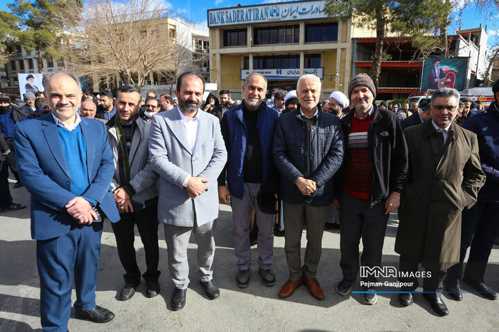 تجمع مردمی گرامیداشت حماسه 9 دی در اصفهان