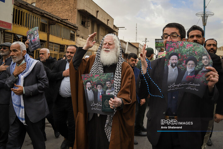 آیین تشییع آیت الله سیدعلی شفیعی در اهواز