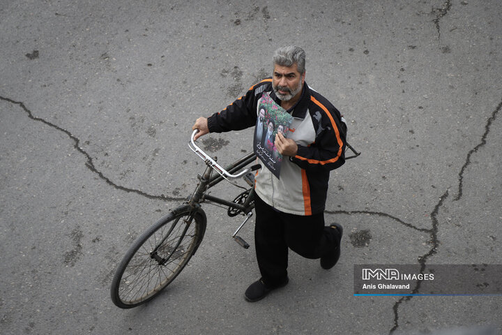 آیین تشییع آیت الله سیدعلی شفیعی در اهواز